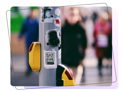 Пошкоджений або спотворений QR-код
